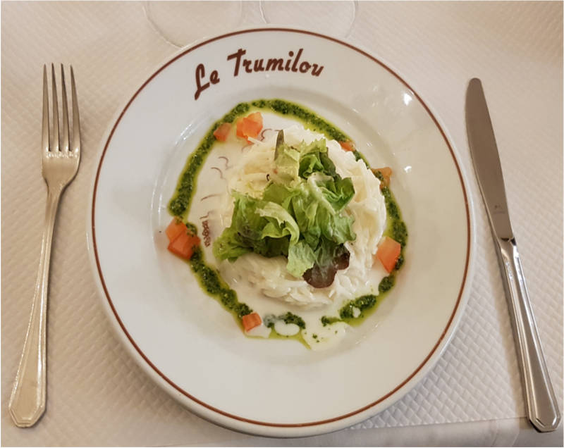 Salade de radis au chevre frais